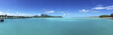 Turkuaz lagün Bora Bora, Fransız Polinezyası