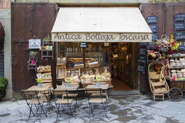 Arezzo Italie Septembre 2019 Épicerie Pittoresque Arezzo Toscane — Photo