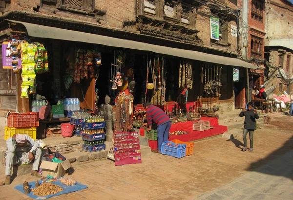 Kathmandu Nepal Dezember 2019 Geschäft Für Touristen Bhaktapur Nepal — Stockfoto