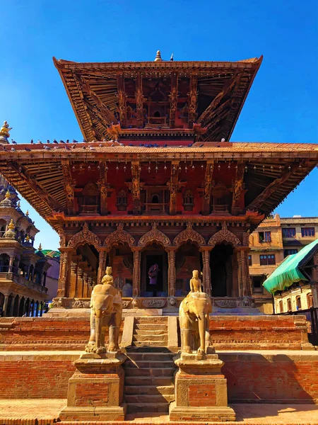 Patan Nepal Dezember 2019 Tempel Des Patan Durbar Quadrats Kathmandu — Stockfoto