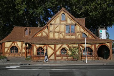 Matamata, Yeni Zelanda - 09 Şubat 2020: Matamata, Yeni Zelanda Ziyaretçi Merkezi