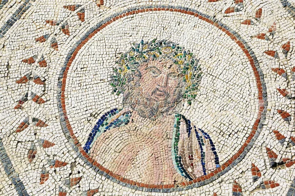 Dionísio Antigo Mosaico Romano Itálica Antiga Cidade Romana Perto Sevilha — Fotografia de Stock