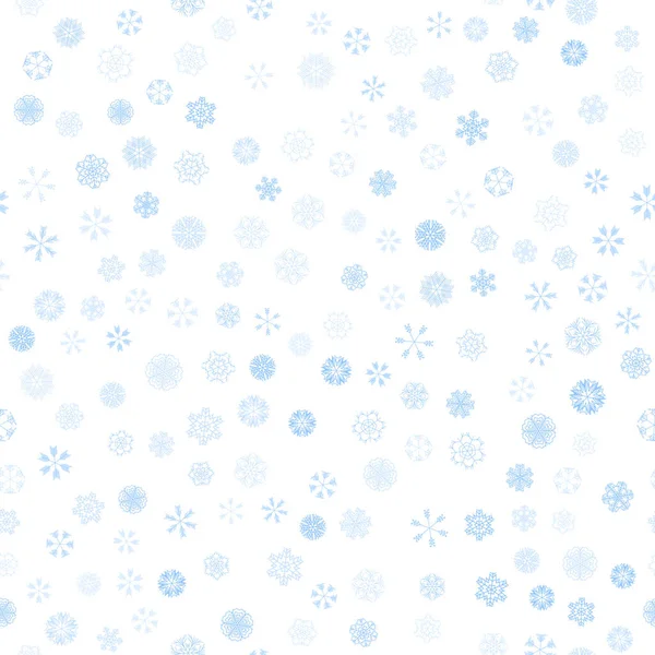 Vektor téli hófény zökkenőmentes minta — Stock Vector