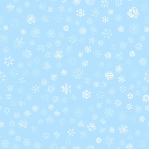 Vektor zimní sníh světlo bezproblémové vzor — Stockový vektor
