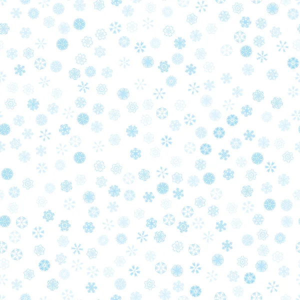 Vector winter snow light seamless pattern — Stock Vector