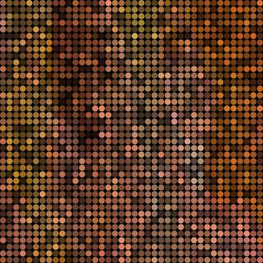 soyut vektör yuvarlak nokta arka plan renkli