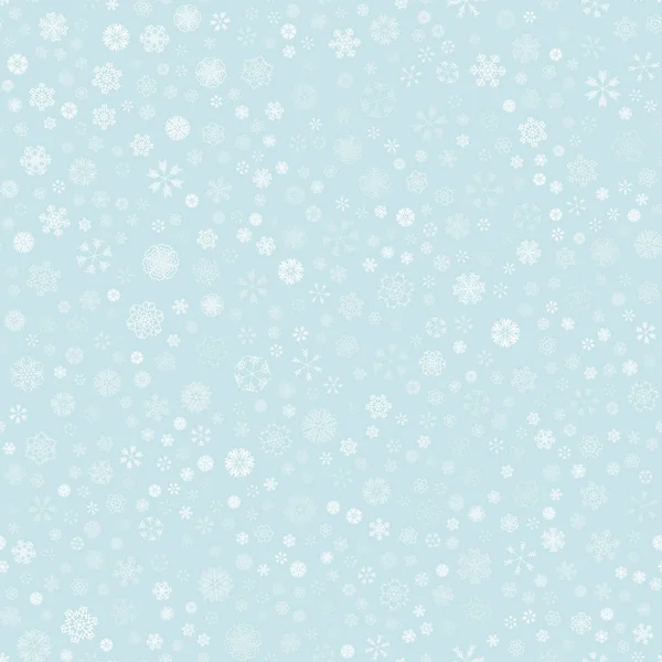 Vector invierno nieve luz patrón sin costuras — Archivo Imágenes Vectoriales