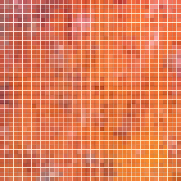 Abstract vector square pixel mosaic background — Stock Vector