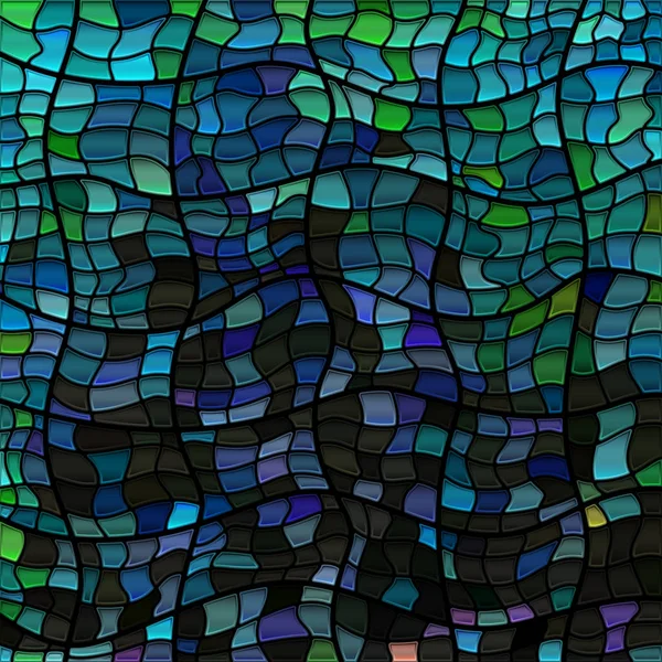Vector abstracto manchado de vidrio mosaico de fondo — Archivo Imágenes Vectoriales