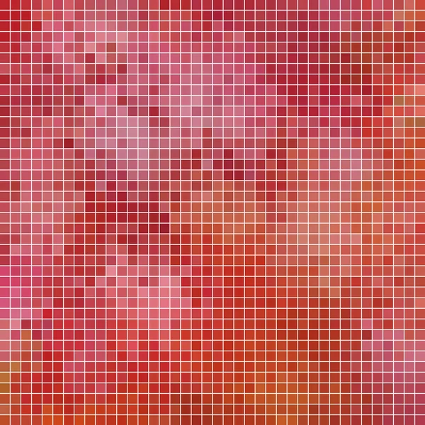 Abstract vector square pixel mosaic background — Stock Vector