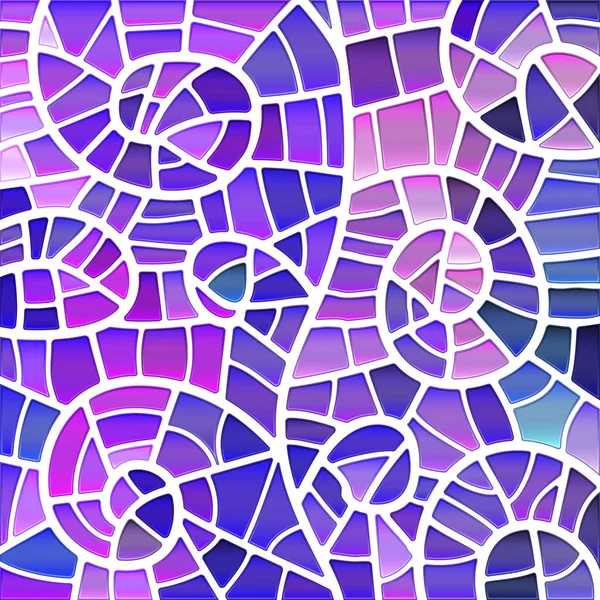 Abstract vector stained-glass mosaic background — Stock Vector