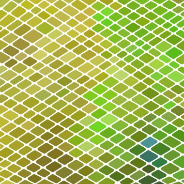 soyut vektör boyalı cam mozaik arkaplan - yeşil ve sarı