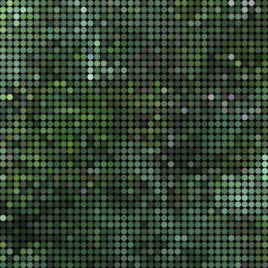 soyut vektör renkli yuvarlak noktalar arkaplan - yeşil