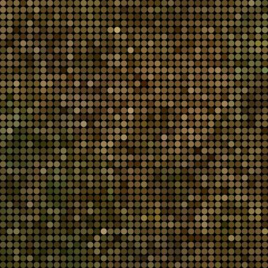 soyut vektör renkli yuvarlak noktalar arkaplan - kahverengi