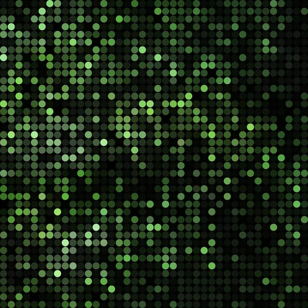 Abstrakte Vektor Farbige Runde Punkte Hintergrund Grün — Stockvektor