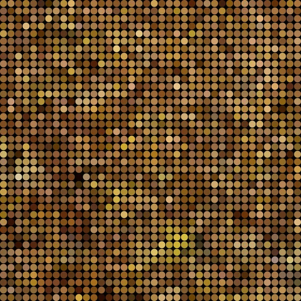 Abstract Vector Colored Dots Background Brown — Stock Vector