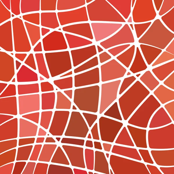 Abstrakcyjne Wektorowe Tło Mozaiki Witrażowej Jasnoczerwony — Wektor stockowy