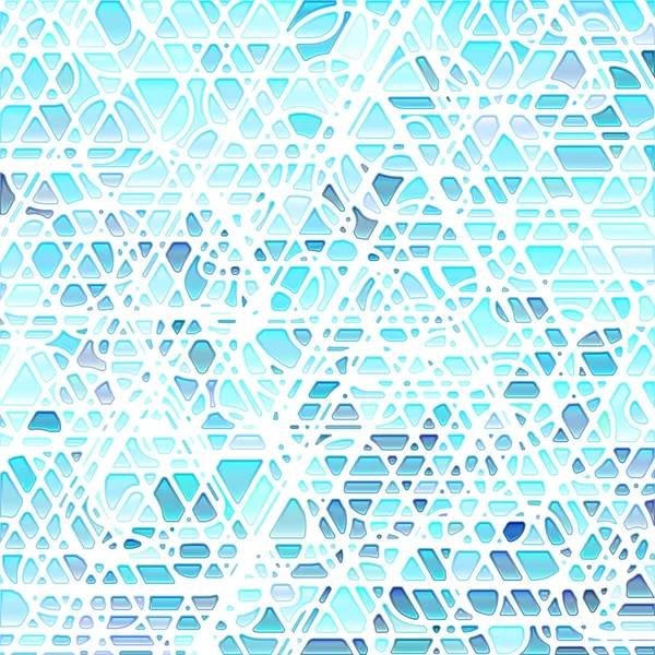 Абстрактный Векторный Витраж Мозаики Светло Синий — стоковый вектор