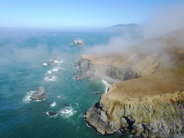 空中的北加州风景 — 图库照片