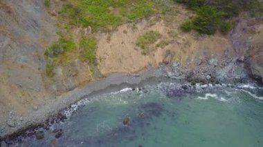 Marin su kıyı şeridi Kuzey Kaliforniya'da hava