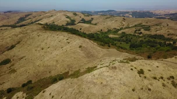 Αεροφωτογραφία του ανοιχτού χώρου στο East Bay, Καλιφόρνια — Αρχείο Βίντεο