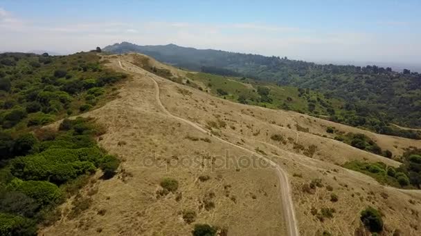 Californië luchtfoto beelden van Open ruimte — Stockvideo