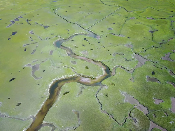空中的沼泽马科德角 — 图库照片