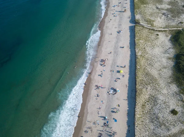 受欢迎的 Cape Cod 海滩夏季 — 图库照片