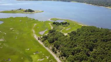 Cape Cod, Ma sulak havadan görünümü