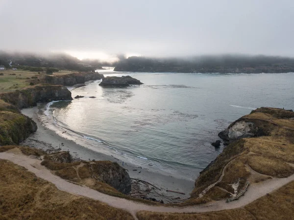 Luftbild der Küste von Mendocino — Stockfoto