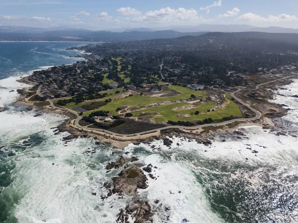 Widok na Ocean i Scenic Monterey Peninsula — Zdjęcie stockowe