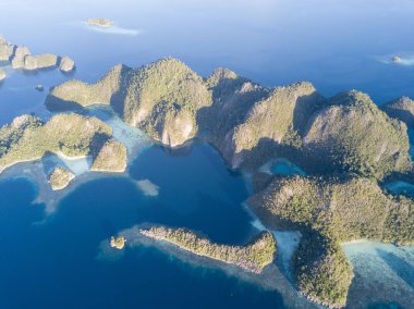 Raja Ampat bulundu engebeli kireçtaşı Adaları sığ mercan resifleri ile çevrilidir. Doğu Endonezya uzaktaki bir parçası bu güzel bölgede olağanüstü deniz biyoçeşitliliği için bilinen.