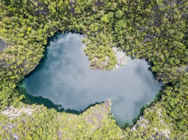 Raja Ampat bir deniz göl sağlam kireçtaşı tarafından çevrilidir. Bu tür bir göl kez içindeki endemik deniz türleri vardır. Doğu Endonezya uzaktaki bir parçası bu güzel bölgede olağanüstü deniz biyoçeşitliliği için bilinen.
