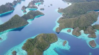 Wayag, Raja Ampat Rock Adaları Hava görüntüleri
