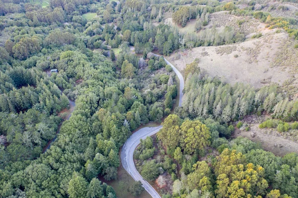 Eine Straße Schlängelt Sich Durch Die Friedlichen Hügel Der Östlichen — Stockfoto