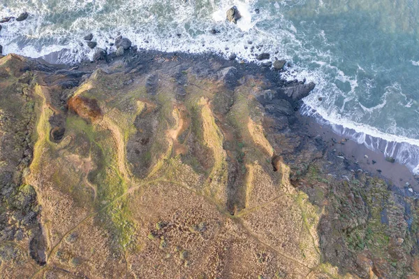 Тихий Океан Омывает Живописное Побережье Северной Калифорнии Сономе Красивый Дикий — стоковое фото