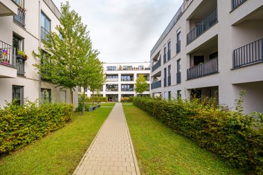 Modern binalar, yeni bir kentsel konut daire