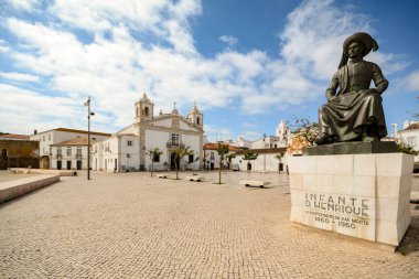 Kilise Igreja de Santo Antonio Lagos, Algarve Portekiz tarihi merkezinde eski town göster.