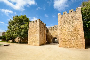 Duvarlar ve Lagos, Algarve Portekiz eski şehir şehir kapısı
