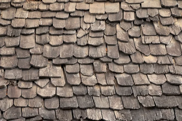 Oude houten dakpannen — Stockfoto