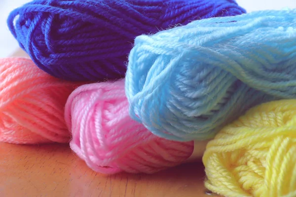 Colors of yarn thread — Stock Photo, Image