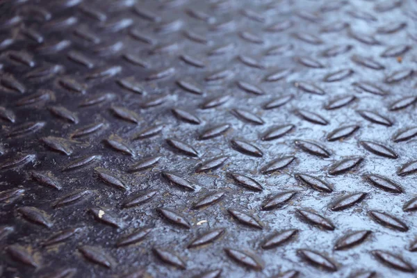 Rusted metal texture diamond plate, industry background. — Stock Photo, Image