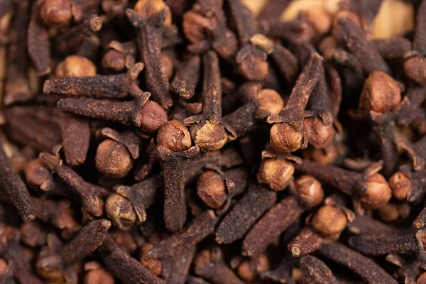Close up of clove dried spicy herb for food aroma and natural medicine, ingredient in Indian spices Royalty Free Stock Images