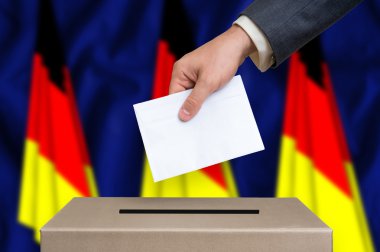 Seçim oy oy sandığı Almanya-