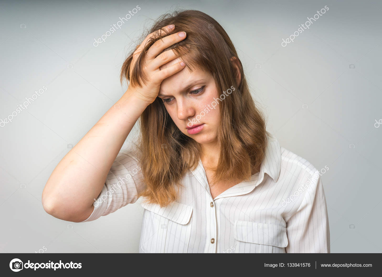 Young disappointed woman in depression Stock Photo by ©andriano_cz ...