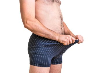 Çekici bir adam boksör çamaşırlarıyla arıyor