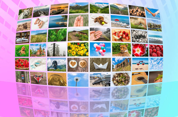 Big multimedia broadcast video wall