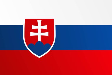 Slovakya bayrağı geçiş rengi - vektör görüntüsü ile