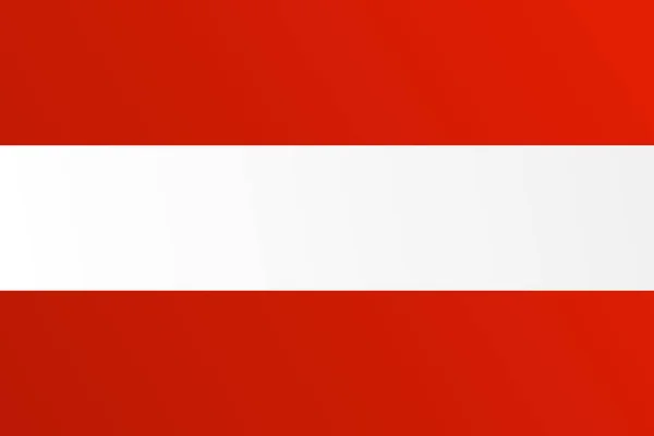 Flagge von Österreich mit Übergangsfarbe - Vektorbild — Stockvektor