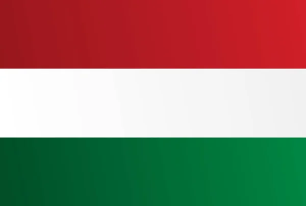 Flag of Hungary with transition color - vector image — Stock Vector